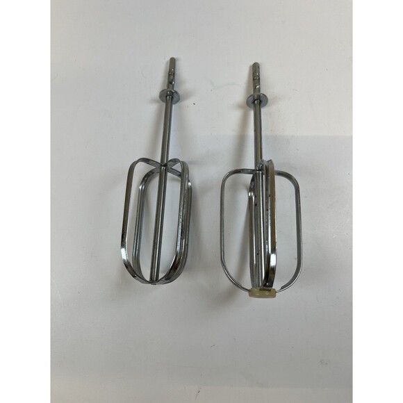 Vintage Sunbeam Chrome Mixer Beaters Replacement Parts For Stand‎ Mixer Small - Picture 3 of 7